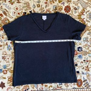 Boob Design short sleeve nursing tee, black, medium